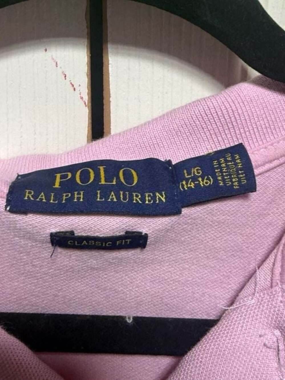 Polo Ralph Lauren Classic Fit Pink Polo preppy Shirt Size youth L (14-16) - Picture 2 of 3
